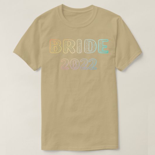 Woens Bride 2022新婦Tees'結婚 S An Tシャツ (デザイン正面)