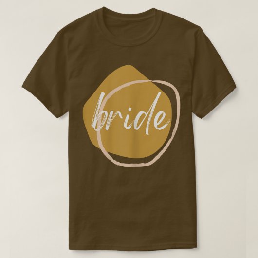 WOENS BRIDE Matching TEAM BRIDEのBRIDEシャツ結婚for Tシャツ (デザイン正面)