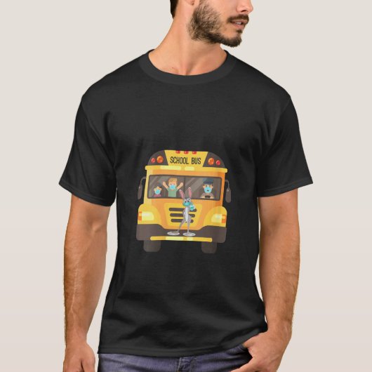 Woens Cant Mask My Love For Students Bus Driver B Tシャツ (正面)