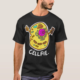 Woens CellFieおもしろい Science Biology VNeck Tシャツ