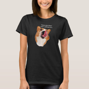 Woens Corgi Dogは近い来所で繁殖し、私は行く Tシャツ
