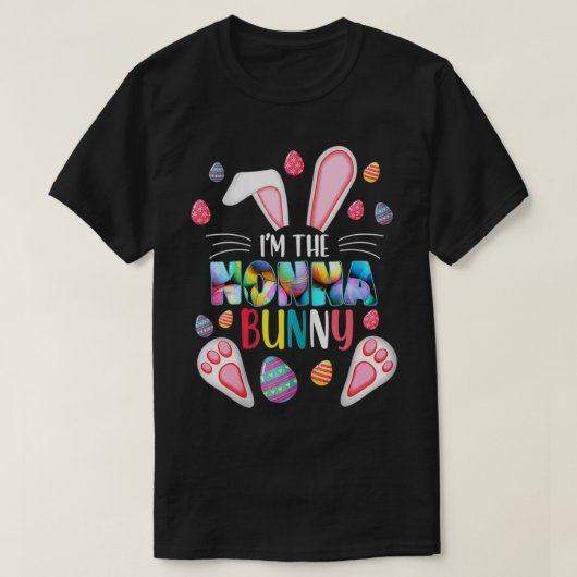 Woens IはNonna Bunny Easter Family Matching Tシャツ (デザイン正面)