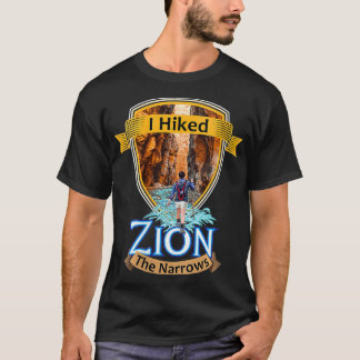 Woens I Hiked Zion The Narrows Utah River Adventu Tシャツ