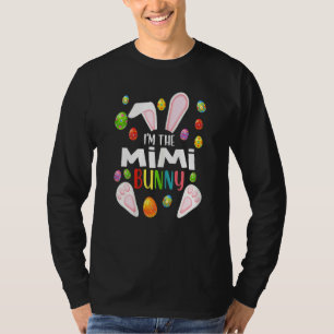 Woens I'm The Mimi Bunny おもしろい Matching Family E Tシャツ