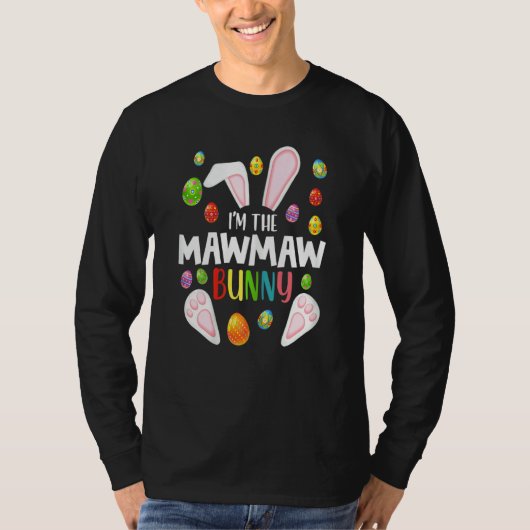 Woens I'The Mawmaw Bunny おもしろい Matching Family Tシャツ (正面)