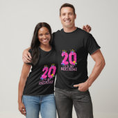Woens It's My 20誕生日スウィートドーナツHappy 20 Tシャツ (ユニセックス)