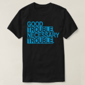 Woens John Lewis Good Needed Trouble VNeck Tシャツ (デザイン正面)