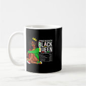 Woens Juneh Black Queen Nutritional Facts 4t コーヒーマグカップ (左)