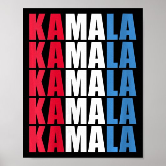 Woens Kamala 2024社長カマラハリス ポスター (正面)