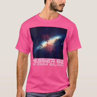 Woens M82葉巻銀河系メシアーオブジェクト82宇宙- Tシャツ