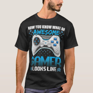 Woens Now You Know 素晴らし Gamer Loods Like Video Tシャツ