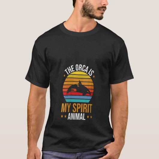 Woens Orca Wheres The Orcaは私の霊動物O Tシャツ (正面)