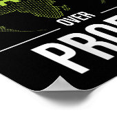 Woens Planet Over Profit – 環境 ポスター (角)