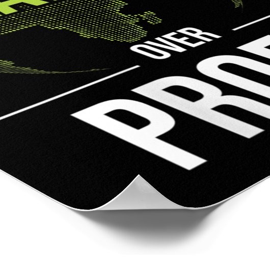 Woens Planet Over Profit – 環境 ポスター (角)