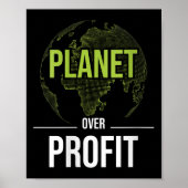 Woens Planet Over Profit – 環境 ポスター (正面)
