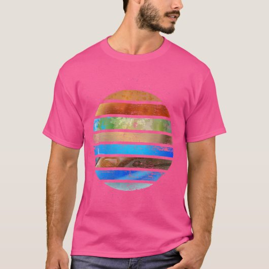 Woens Planets宇宙星座マップAstr Tシャツ (正面)