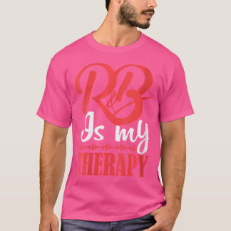 Woens Rbは私のセラピーリズムアンドブルークールスRb M Tシャツ