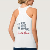 Woens RSゴールデンパワーTシャツ タンクトップ (裏面)