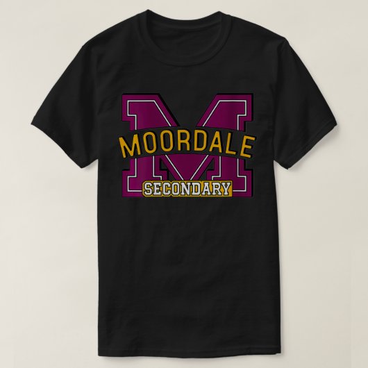 Woens Se Education MoordaleセカンダリーロゴVNeck Tシャツ (デザイン正面)