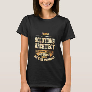 Woens Solutions Architectが救今までの仕事に Tシャツ