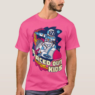 Woens Spaced Out Kids宇宙宇宙天文学 Tシャツ