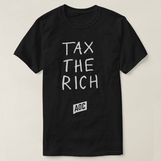 Woens Ta The Rich Aoc VNeck Tシャツ (デザイン正面)