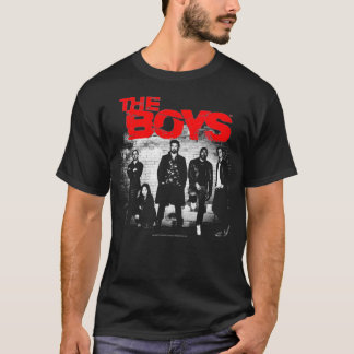 Woens The Boys Graffiti Group写真VNeck Tシャツ