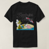 Woens The Moomins Ready for Summer VNeck Tシャツ (デザイン正面)