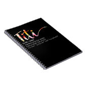 Woens Titi定義Auntie cooの別の用語 ノートブック (右側)