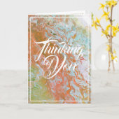 WoFパステル考えるズ・オブ・ユー カード (黄色い花)