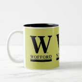 Woffordのロゴのマグ ツートーンマグカップ (左)