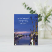 Wohlzeit Postkarten: Ein Schiff im Hafen ist ポストカード (スタンド正面)