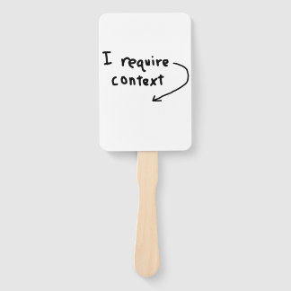 Wojak I require context sign ハンドファン