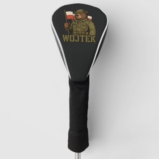 Wojtek the Bear Golf Head Cover ゴルフヘッドカバー (正面)