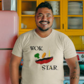 Wokスターベジシェフおもしろい Tシャツ