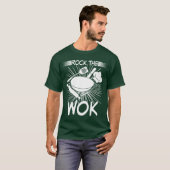 Wok Asian Food retro Tシャツ (正面フル)