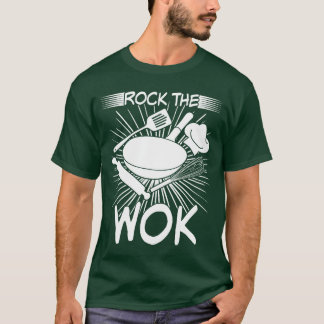 Wok Asian Food retro Tシャツ