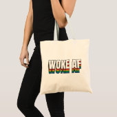 Woke AF トートバッグ (正面(商品))