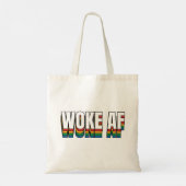 Woke AF トートバッグ (裏面)