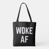 Woke AF トートバッグ (裏面)