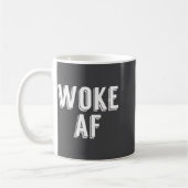 Woke Af Funny P Culture Womens  コーヒーマグカップ (左)