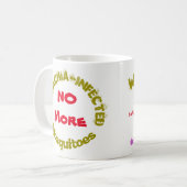 WolbachiaはRoseWritesによる責任あるマグカップ コーヒーマグカップ (正面左)