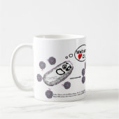 Wolbachia Loves Zika Mug by RoseWrites コーヒーマグカップ (左)