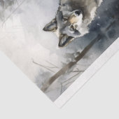 Wold in Snow Collage 1 Decopage紙 薄葉紙 (詳細)