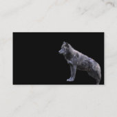 WOLFヘッド名刺またはプロファイルカード 名刺 (裏面)