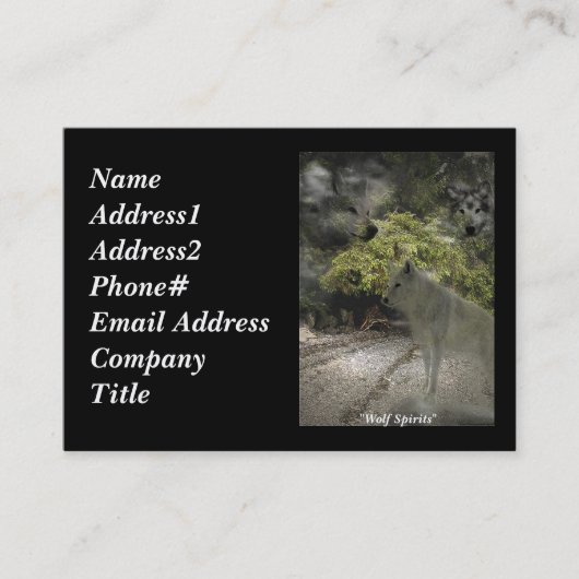 WOLF幽霊 名刺 (正面)