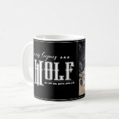 Wolf コーヒーマグカップ (正面左)