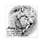 Wolf セルフインキングスタンプ (デザイン)