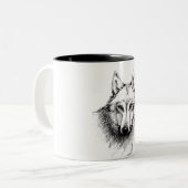 Wolf  ツートーンマグカップ (正面左)