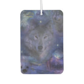 Wolf – パックのリーダー カーエアーフレッシュナー (正面)